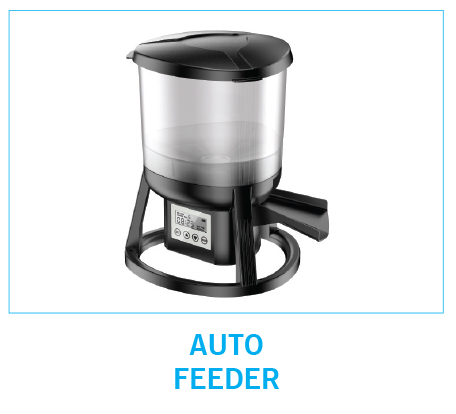 Pond automatic feeders