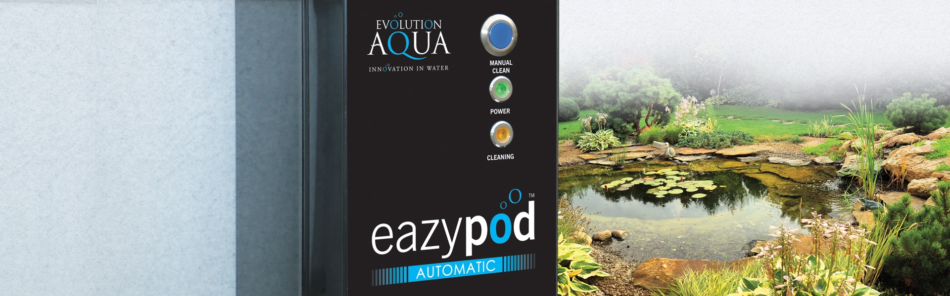 Evolution Aqua EazypodUV Automatic Self-Cleaning Pond Filtration System with 18 Watt Clarifier 