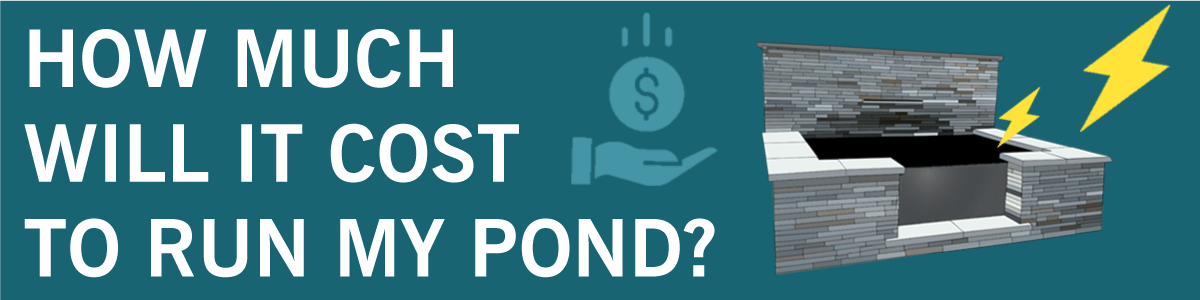 How much will my pond cost to run?