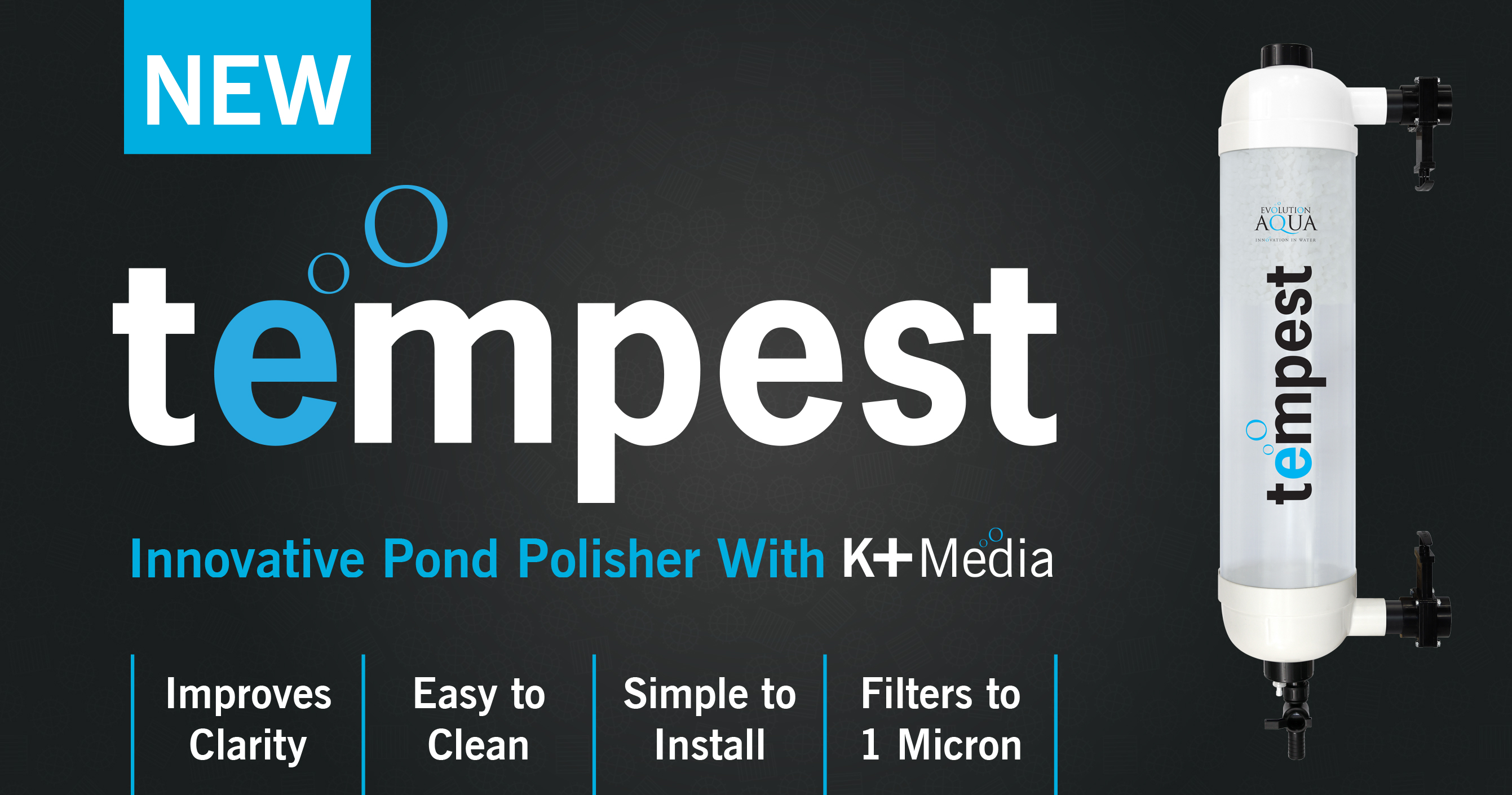 NEW Tempest - Innovative Pond Polisher With K+Media