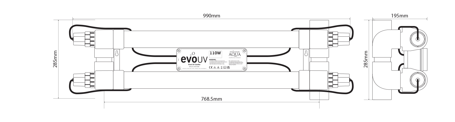evo110 Dimensions